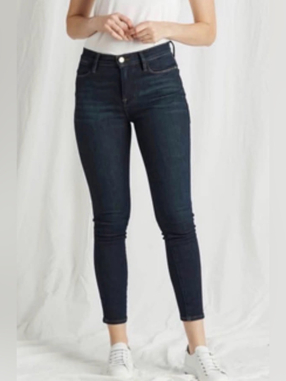 Frame Denim FRAME LE HIGH SKINNY CROP JEANS size 28